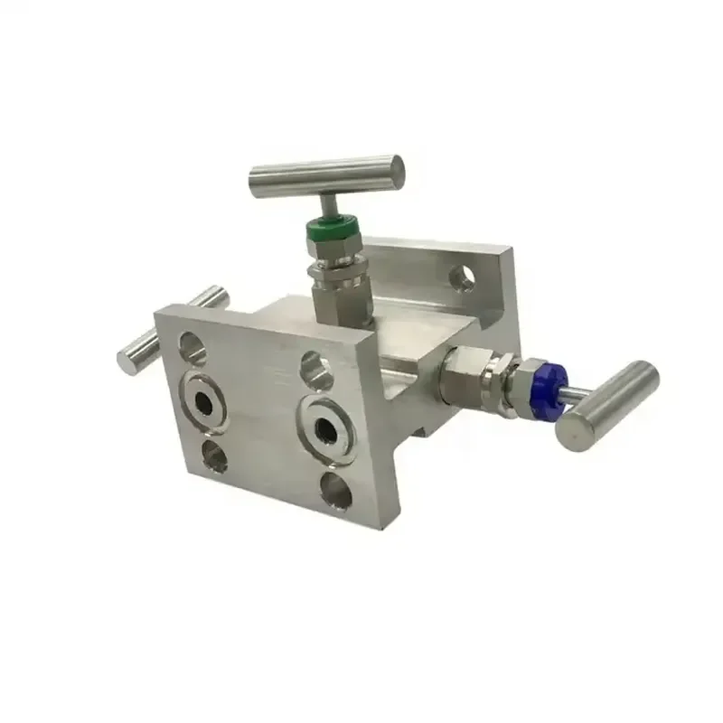 Stainless Steel Flange to Flange Direct Mounting Instrument 3 Valve Manifold