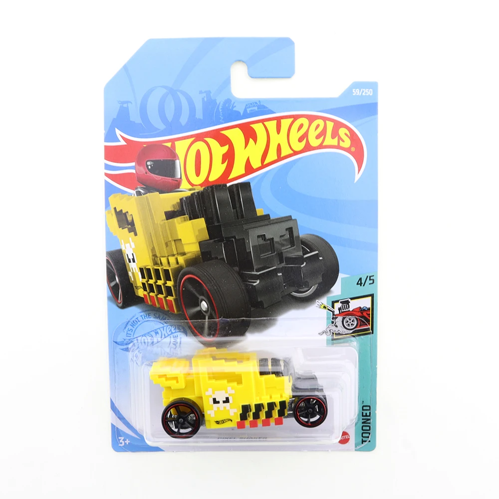 2020-24 2021-59 PIXEL SHAKER Original Hot Wheels Mini Alloy Coupe 1/64 Metal Diecast Model Car Kids Toys Gift
