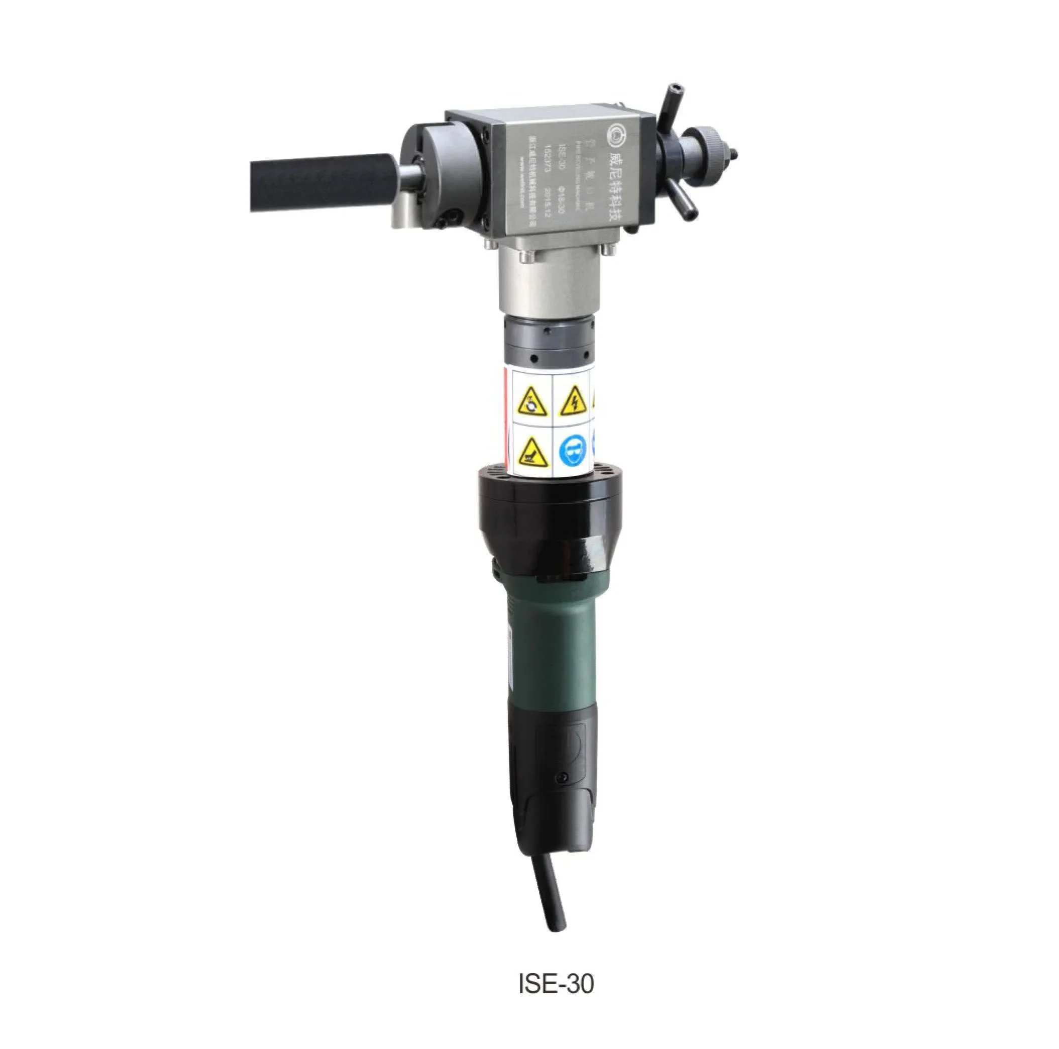 ISE-30 Portable Electric Power Steel Pipe Beveling Machine 15mm Internal Expansion Mounted Semi-Automatic Stainless Alloy Motor