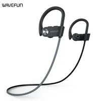 Wavefun XBuds Wireless Earphones with Ear Hook IPX7 Waterproof Super Bass Sports Headphones Music Gaming Mode with Mic