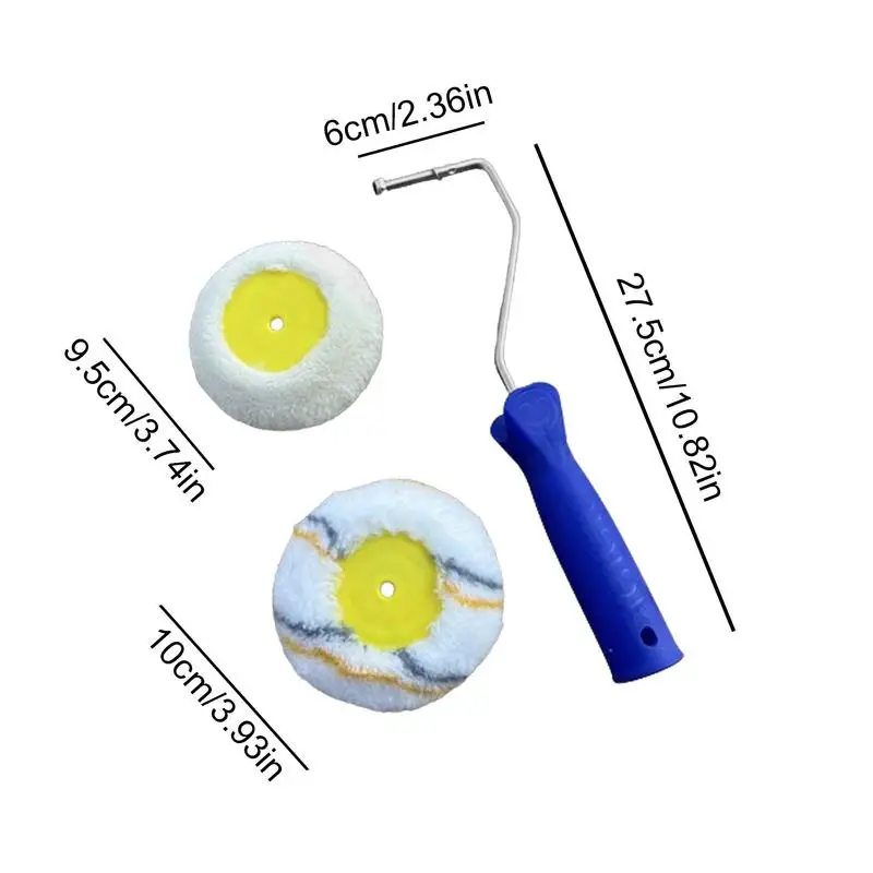 壁コンセント用ペイントツール,高密度毛の塗装ツール,ミニ乾式壁コーナーローラー,交換用ローラー