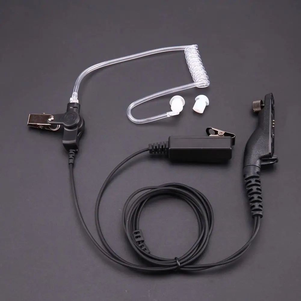 3Pcs Air Acoustic Tube Earpiece PTT Mic Headset for XiR P8668 P8268 APX