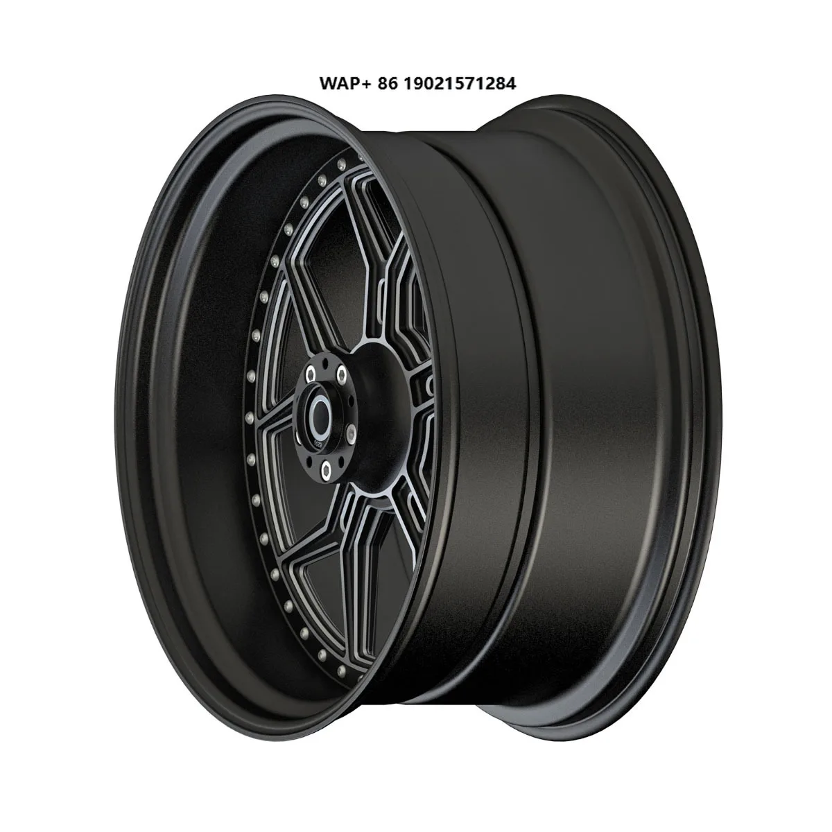 For  Front Wheel in Black Aluminum Alloy Motorcycle Wheels Rim Accessories