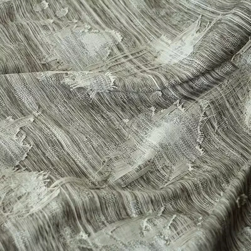 1yard Flower cutting is breathable and skin friendly tela fabrics Designer dress cheongsam clothing antique fabric