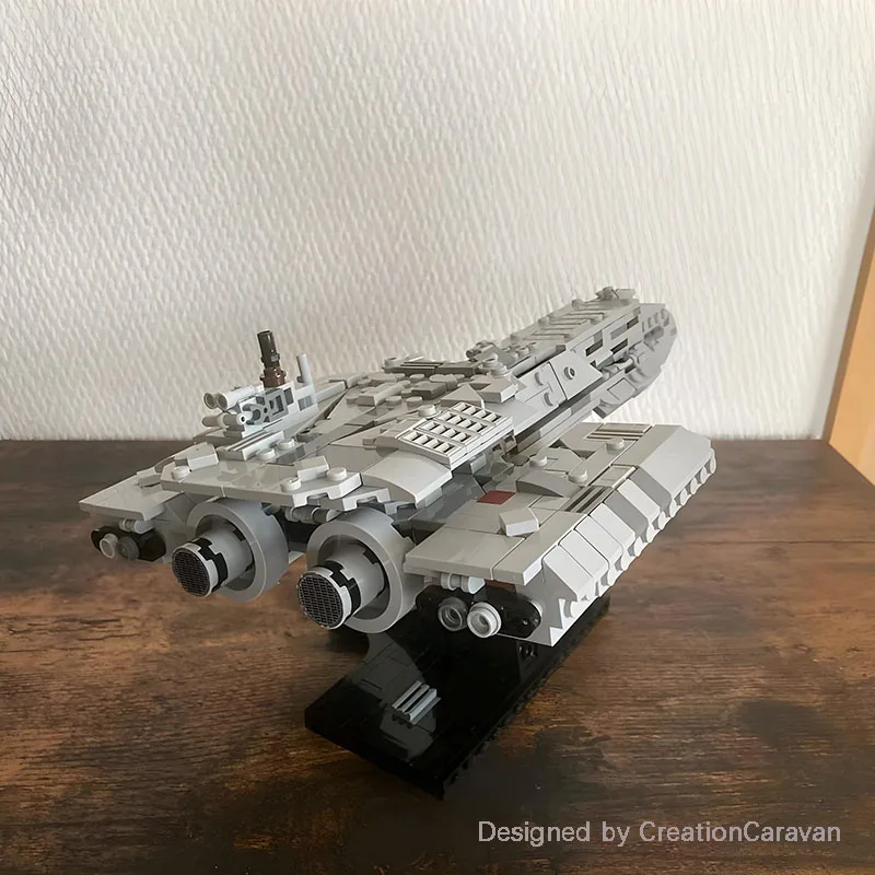 새로운 MOC BC-304 Daedalus 클래스 Battlecruiser 미디 스케일 빌딩 블록 키트 스타쉽 시리즈 DIY 벽돌 세트 모델 장난감 선물