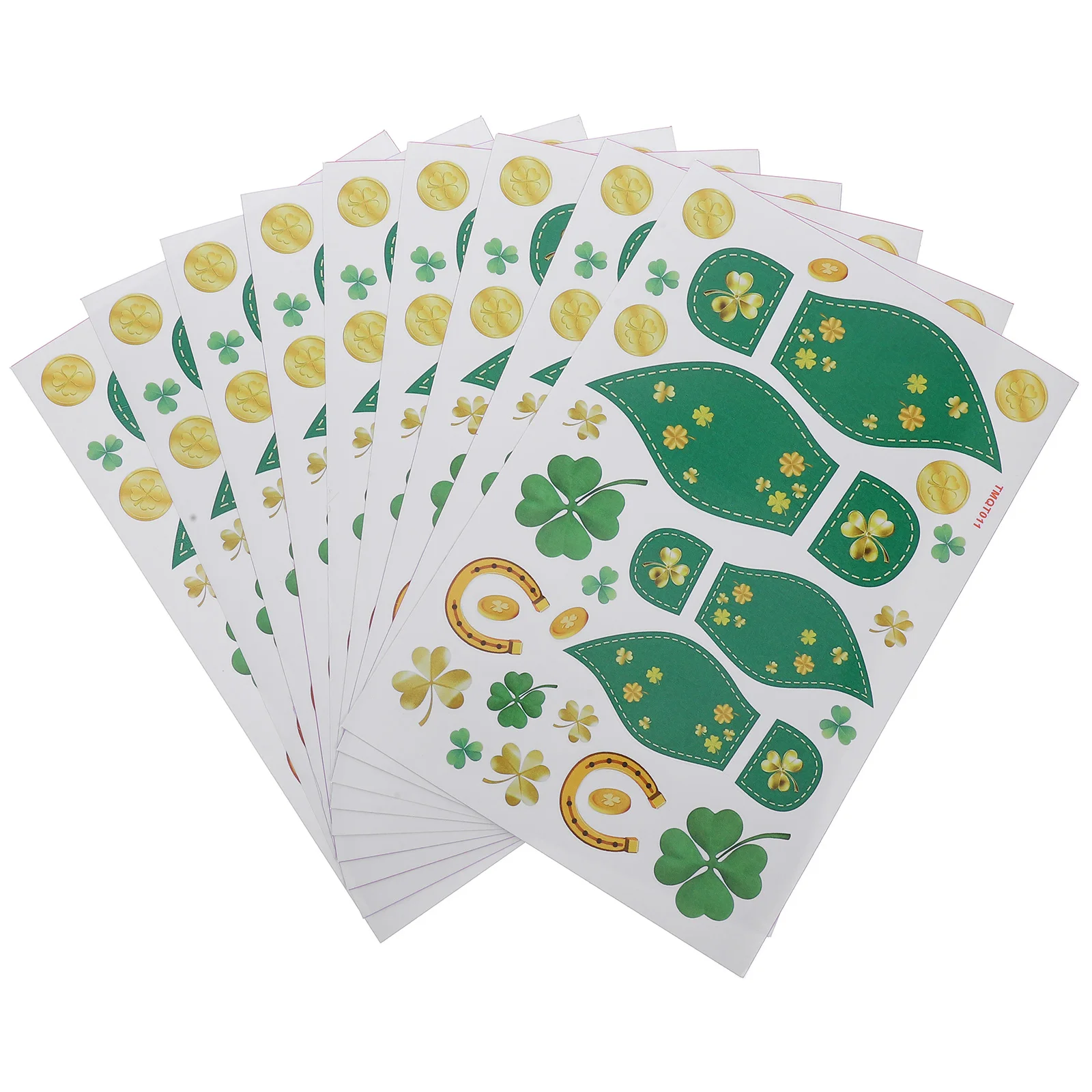 

Stickers Shamrock Indoor Festival Wall Party Decal Scene PVC Home Craft Room Decor