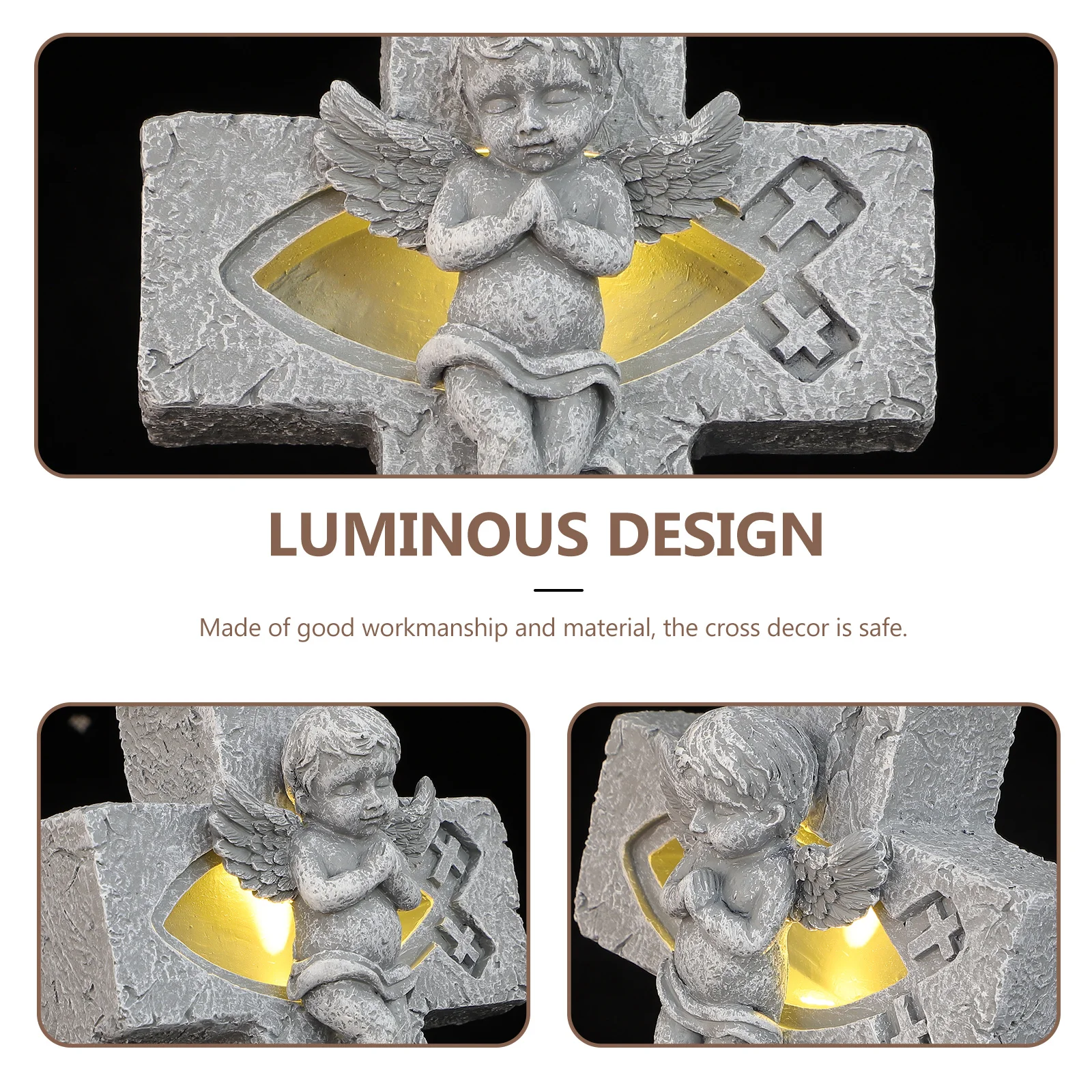 

Chic Decoration Religious Style Ornament Creative Desktop Storage Box Home Unique Compact Size Shape Decor