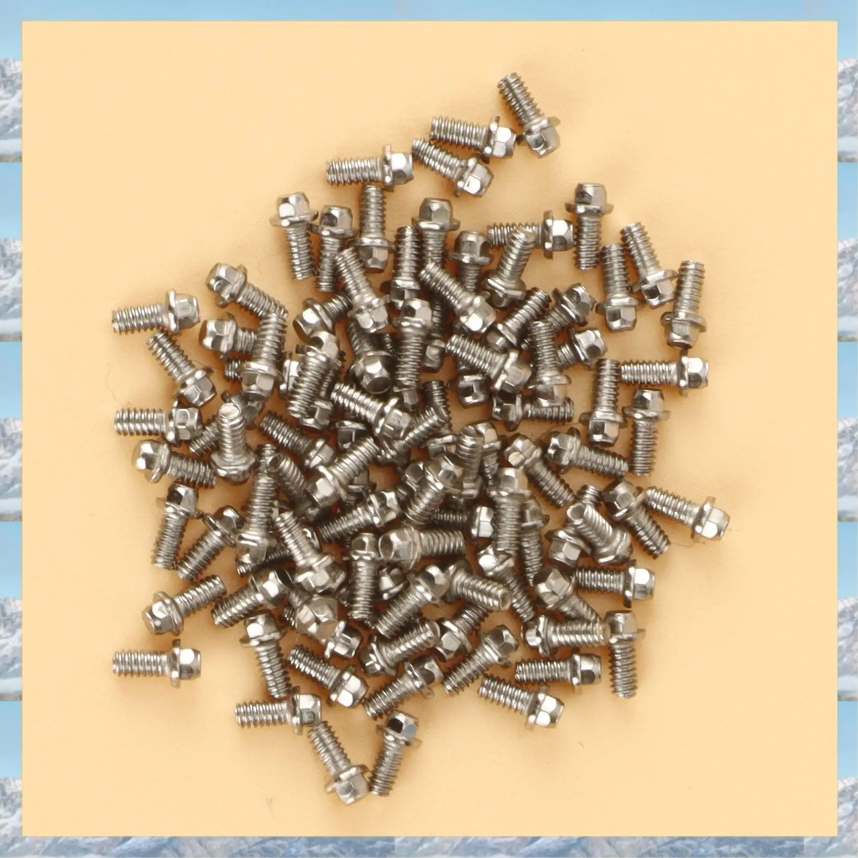 

Eco-Friendly-100Pcs Stainless Steel M1.4 Outer Hexagon Screws Fit 1.0 Wheel Rims For 1/24 RC Car Crawler Axial SCX24 Upgrade Par