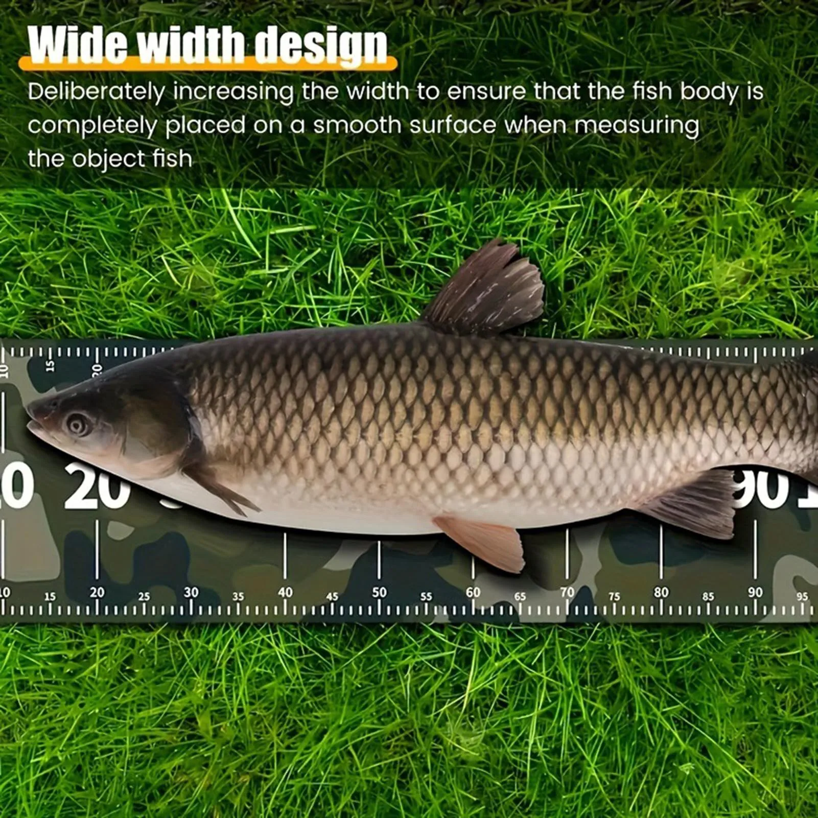 1pc Fish Measuring Tape Waterproof PVC Fishing Ruler for Anglers Adhesive Soft Scale Tool Durable Essentials