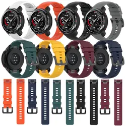 Silicone Sport Wristbands Strap Compatible with Huawei Honor GS Pro Watch Replacement Bands for GS Pro Smart Watch