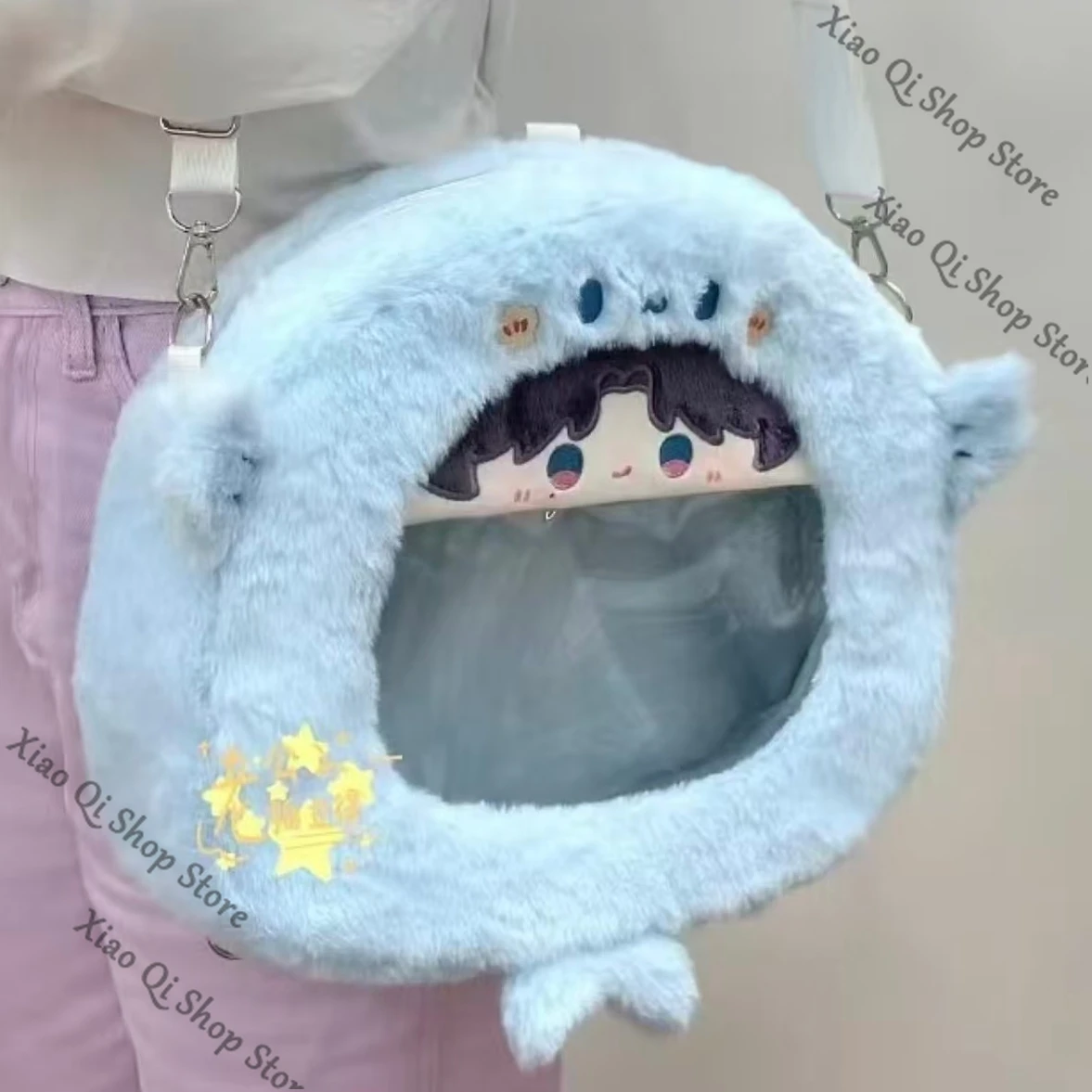 

Love and deepspace doujin merch super cute plush itabag - Rafayel Zayne Xavier quadratic element decoration gift