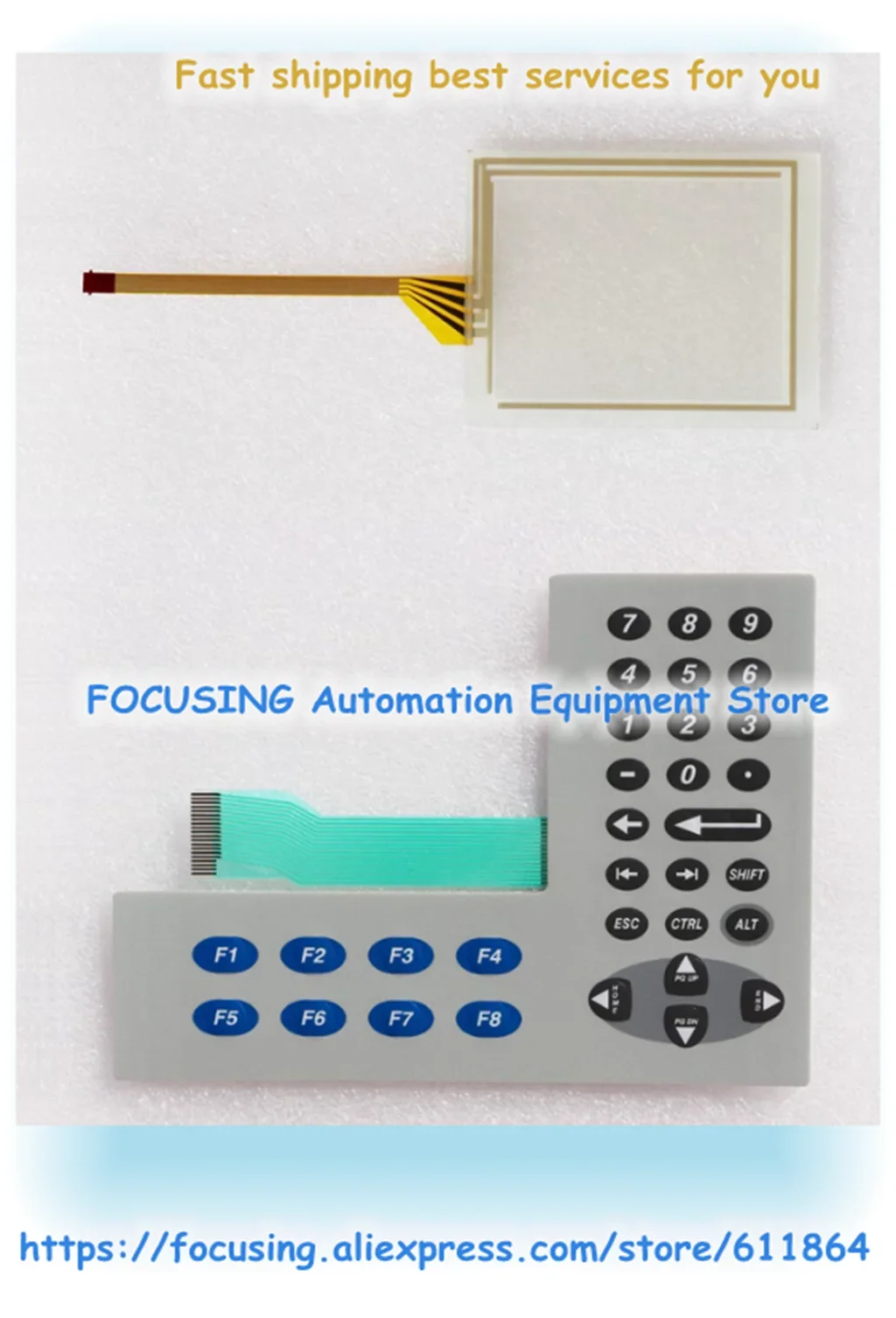2711P-K4M 2711P-K4M20D8 A8 Key Panel 2711P-K4M20A8 New Touch Glass Screen Accessories