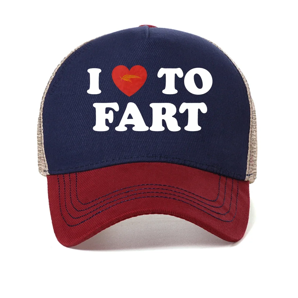 I Love To Fart baseball cap Funny and self deprecating hat Men Women fashion outdoor casual sport hat adjustable snapback hats