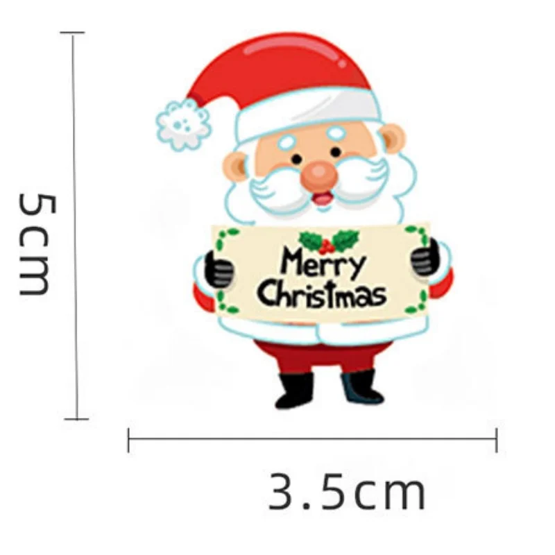 2024 ChristamsTheme Stickers For Teens 100Pcs Cute Merry Christmas Small Sticker Santa Claus Xmas Tree  New Year Decor Stickers