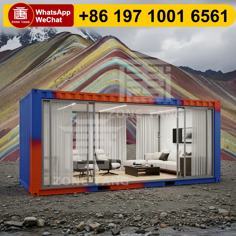 

High Quality New Single Wide Mobile Homes Eco-Friendliness Hot Selling Prefabricated Container House Customize Design Low-Cost