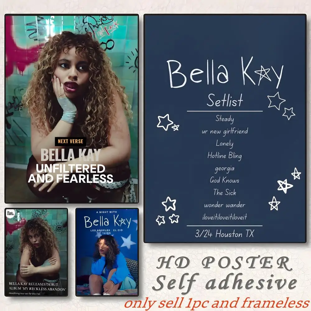 Bella kay Poster Gift with prints Home bedroom living room decoration promotion and display