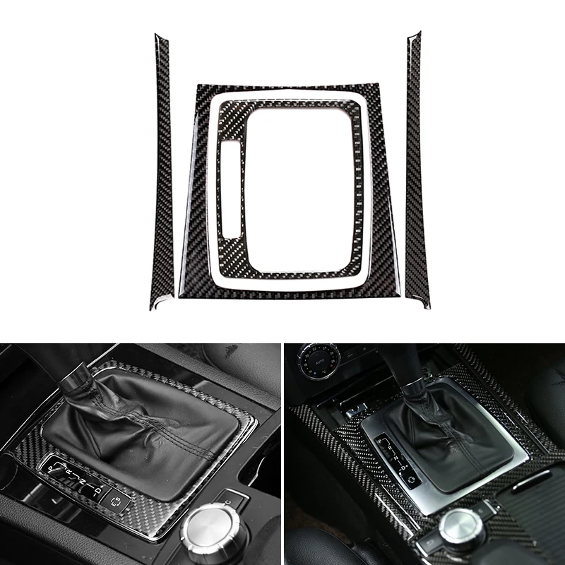 

Carbon Fiber Interior Trim, Dashboard Air Vent Cover for Mercedes-Benz C-Class W204 2007-2013