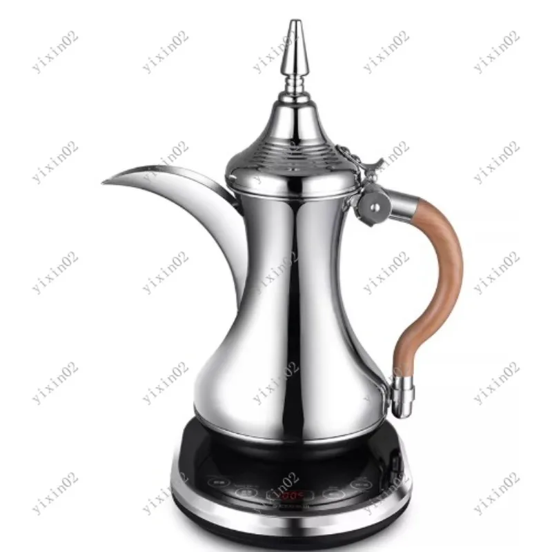 Insulated  Electric Kettle Stainless Steel Arabic Teapot Home Office Tea Boiler
