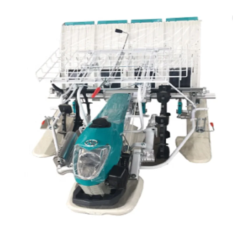 

【Hot】oline Paddy Rice Planting 4 6 8 Rows Walking Behind Type Manual Seedling Transplanter Rice Planting Machine