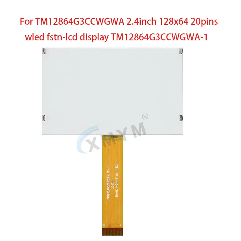 Per muslimate 2.4 pollici 128x64 20pin wled fstn-display lcd TM12864G3CCWGWA-1