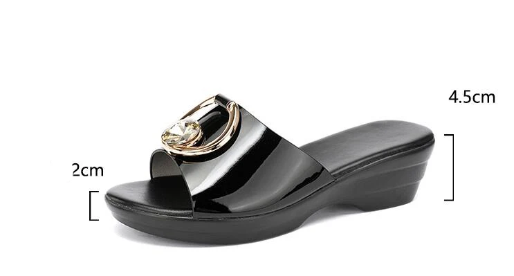 GKTINOO 2026 Summer Platform Flip Flops Fashion Beach Shoes Woman Anti-slip Genuine Leather Sandals Women Slippers Shoe