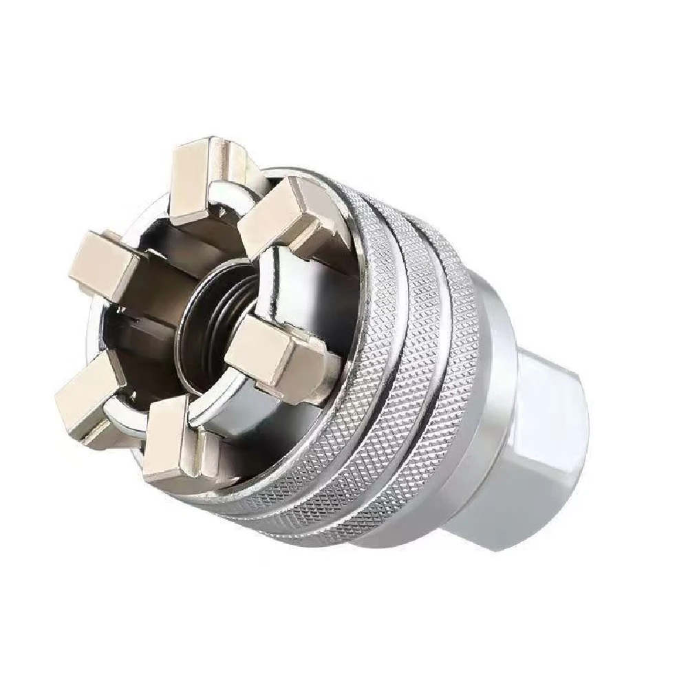 1SET   Universal Swivel Socket Joint,3/8 Square Drive Drill Bit Extension Rod, Multi-Angle Flexible Socket Adapter view 4