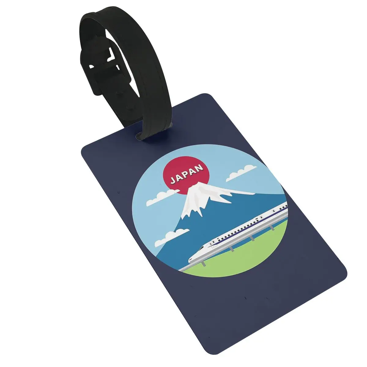 Japanese Shinkansen Bullet Trains Luggage Tags Suitcase Travel Cute Baggage Boarding Tag Portable Label Holder ID Name Address