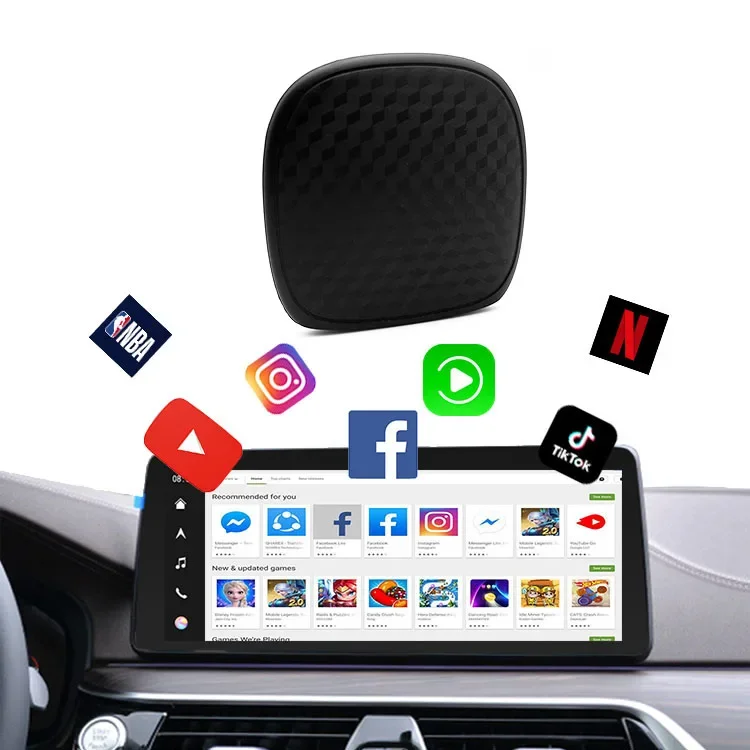 2022 latest CarPlay AI Box Android USB CarPlay Dongle for Universal applepie