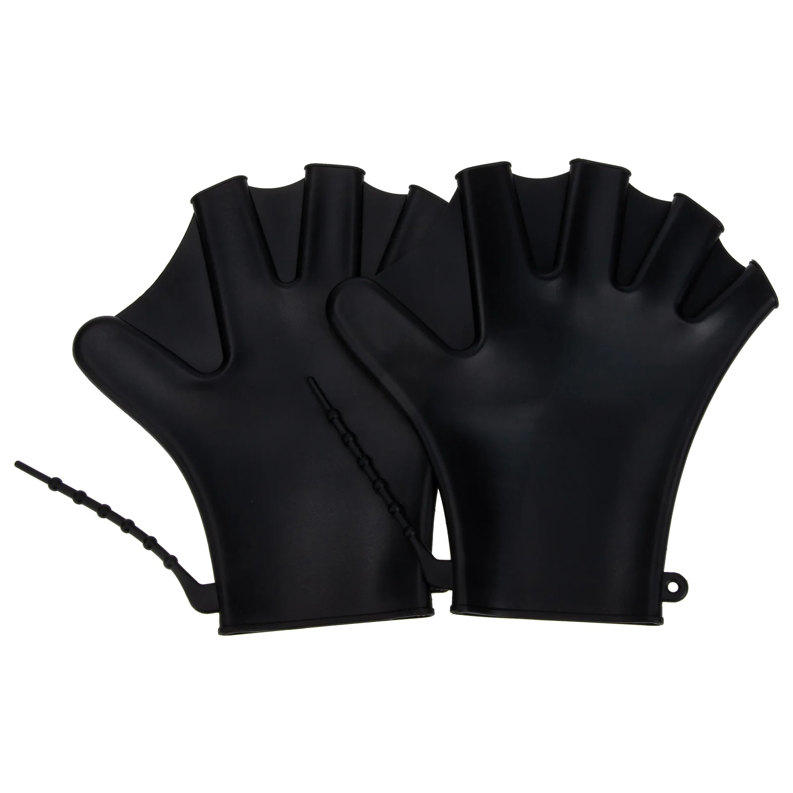

1 Pair Swim Paddles Swimming Pool Gloves Adjustable Gel Training Gloves Pool Diving Water Fitness Surfing Hand Protection