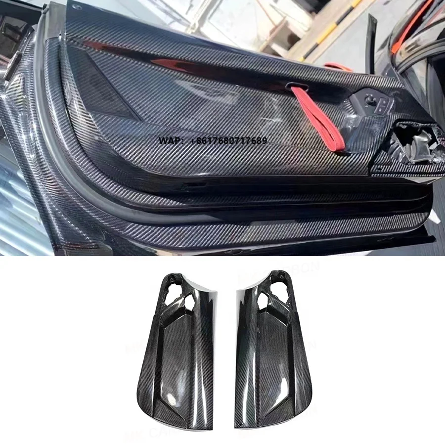 SV Style Dry Carbon Fiber Interior Door Panel for  Aventador LP700 LP720 LP740 Inner Door Trims Panels Bodykit