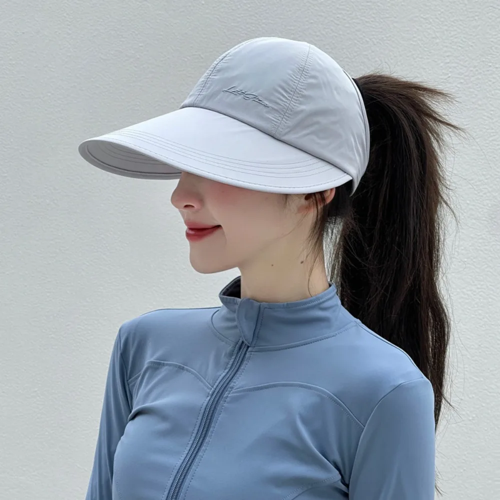 Sommerlicher Schnelltrocknender Sonnenhut UPF 50 mit Breiter Krempe, Entenschnabel-Bucket-Hat, Atmungsaktiv und Faltbar für Outdoor-Sport, Strand und Angeln, Damen-Hut