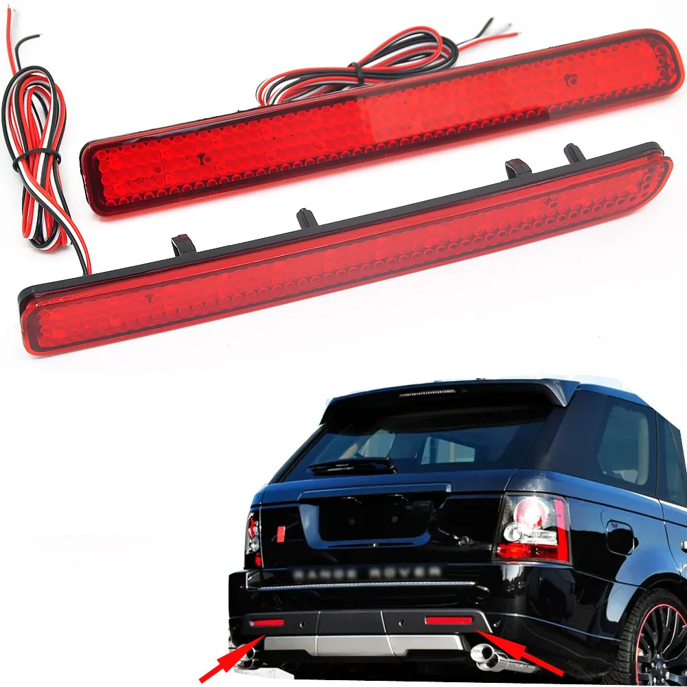 

2Pcs/Set LED Rear Bumper Reflector Light For Land Rover Discovery 3 4/LY021 2005-2013 for Range Rover Sport 10-2013 Signal Lamp