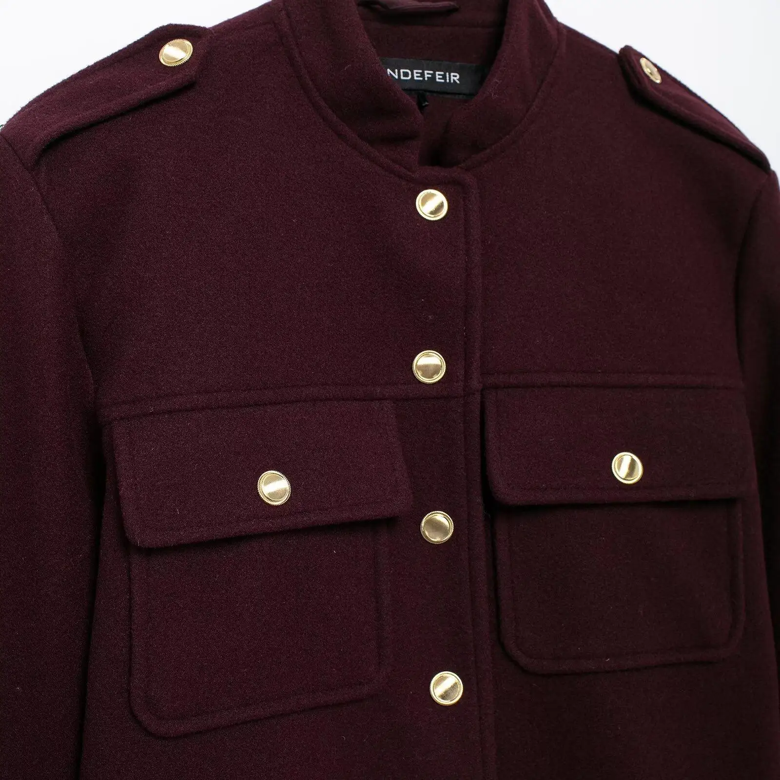 

KASLEAD New Faion Soft ort Jaet Women's Outerwear Street Sle Loose Fit Long Sve Button Closure Autumn 2024