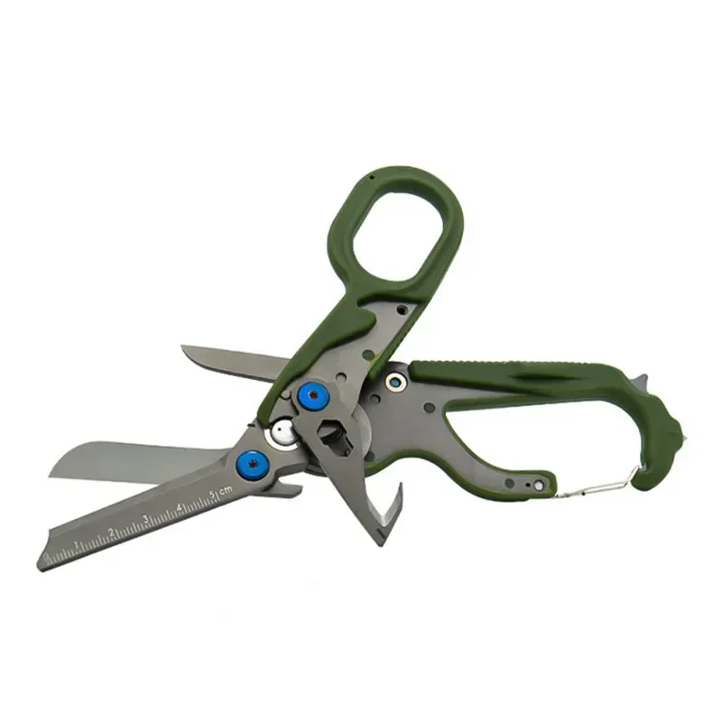 

Scissors Survival Aid Multifunction Scissors Shears Outdoor Folding Tactical Tactical Combination Tool Small First Scissors