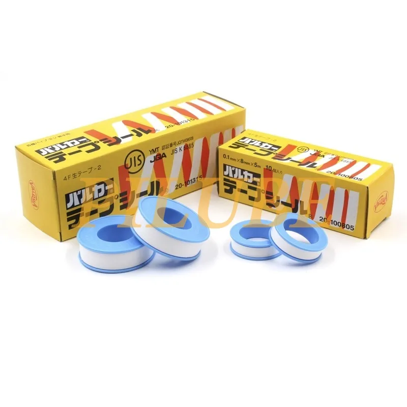 VALQUA PTFE Thread Sealing Tape Thick High Density for Pipe Thread Sealing Water Oil Gas Steam Leak Prevention Heat Resistant