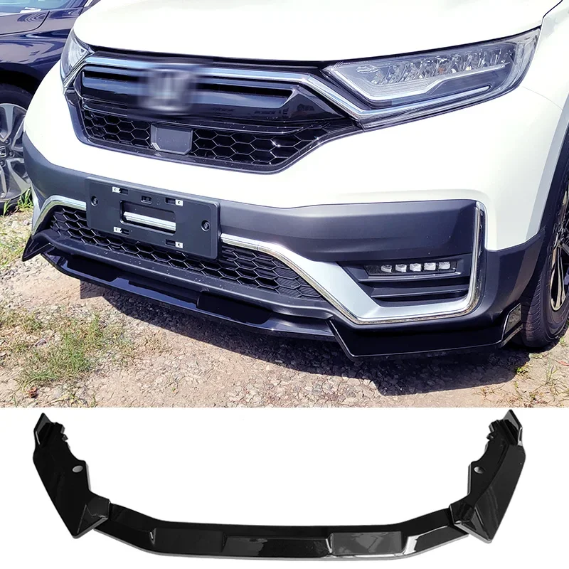 Front Bumper Spoiler for Honda CR-V CRV 2021 Body Kit Splitter Protector Plate Lip Decorative Strip Shovel