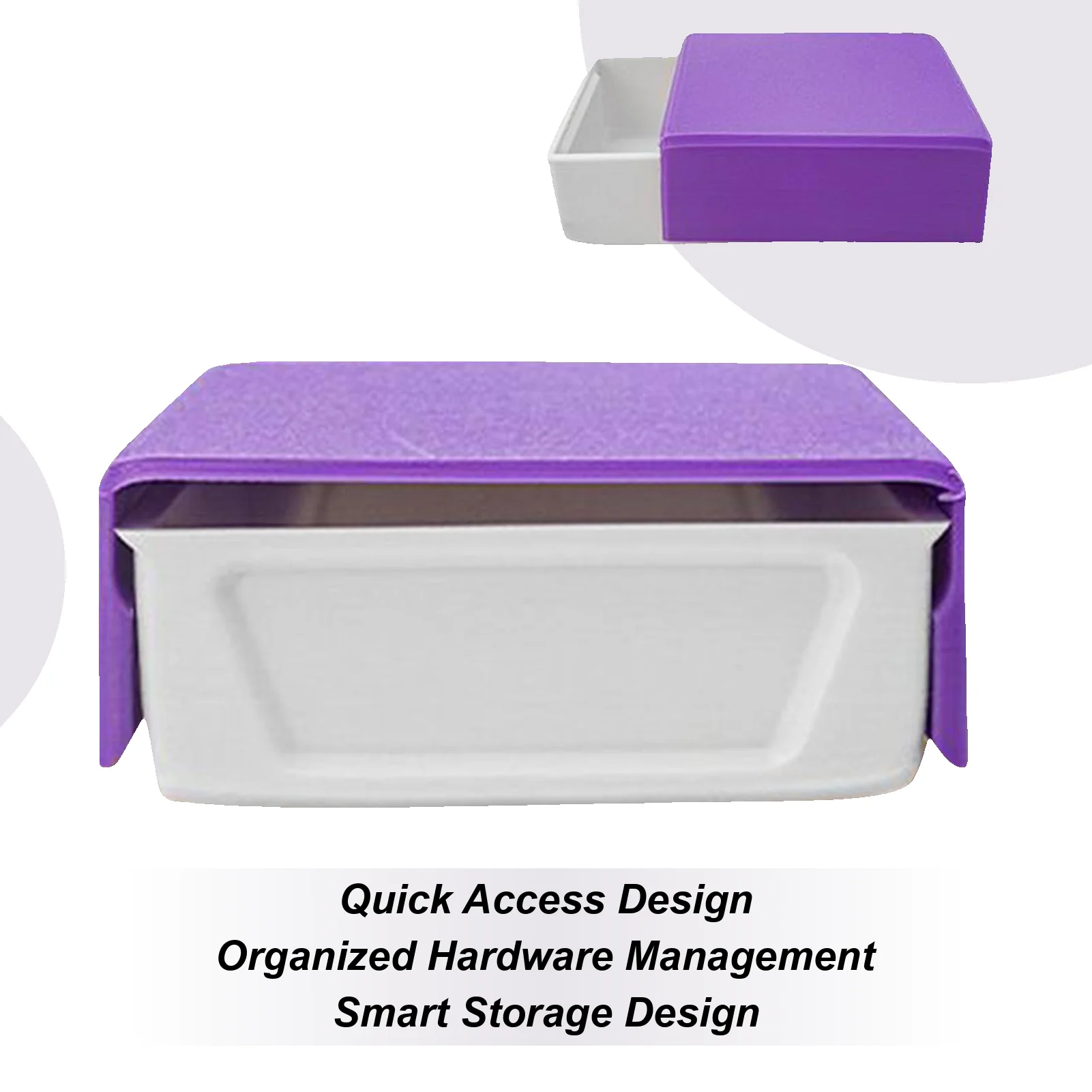 Parts Organizer Box Small Nail Storage Box Hardware Organization Container For Crafts Woodworking House Decorations Fishing