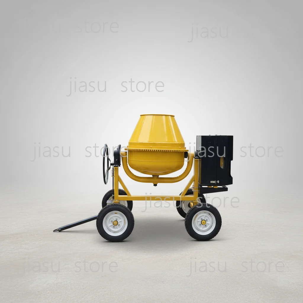 

High Efficiency 8-12m/h Portable Diesel Concrete Mixer, 300L Capacity for Large-Scale Construction