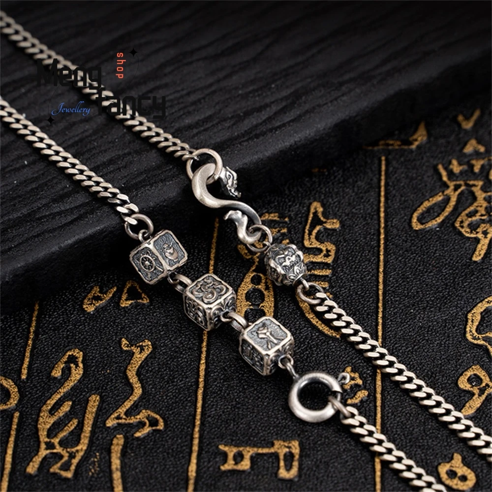 

Silver Auspicious Eight Treasures Necklace Is Exquisitely Crafted In An Ethnic Style Fashion Jewelry Exquisite Elegant Popular