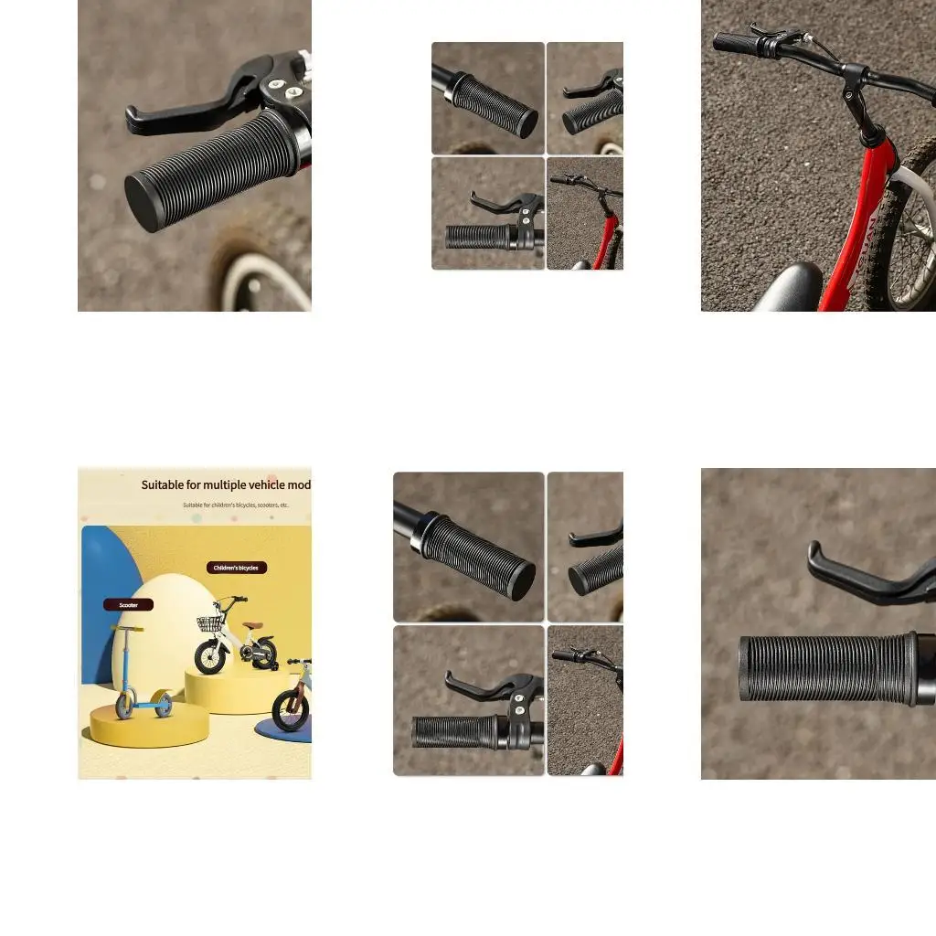 R6FE Childrens Bikes Handlebars Nonslip Lock On Mountain Bicycles Handlebars