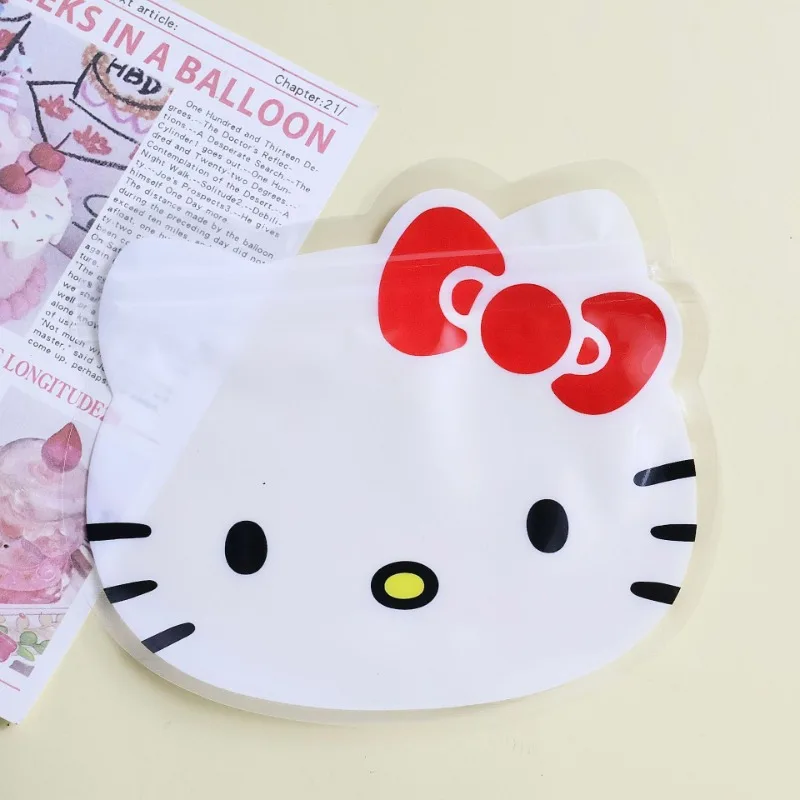 

10pcs Hello Kitty Storage Bag Cartoon Anime Kawaii Kuromi MyMelody Home Desktop Display Accessories Student Girl Gift Wholesale