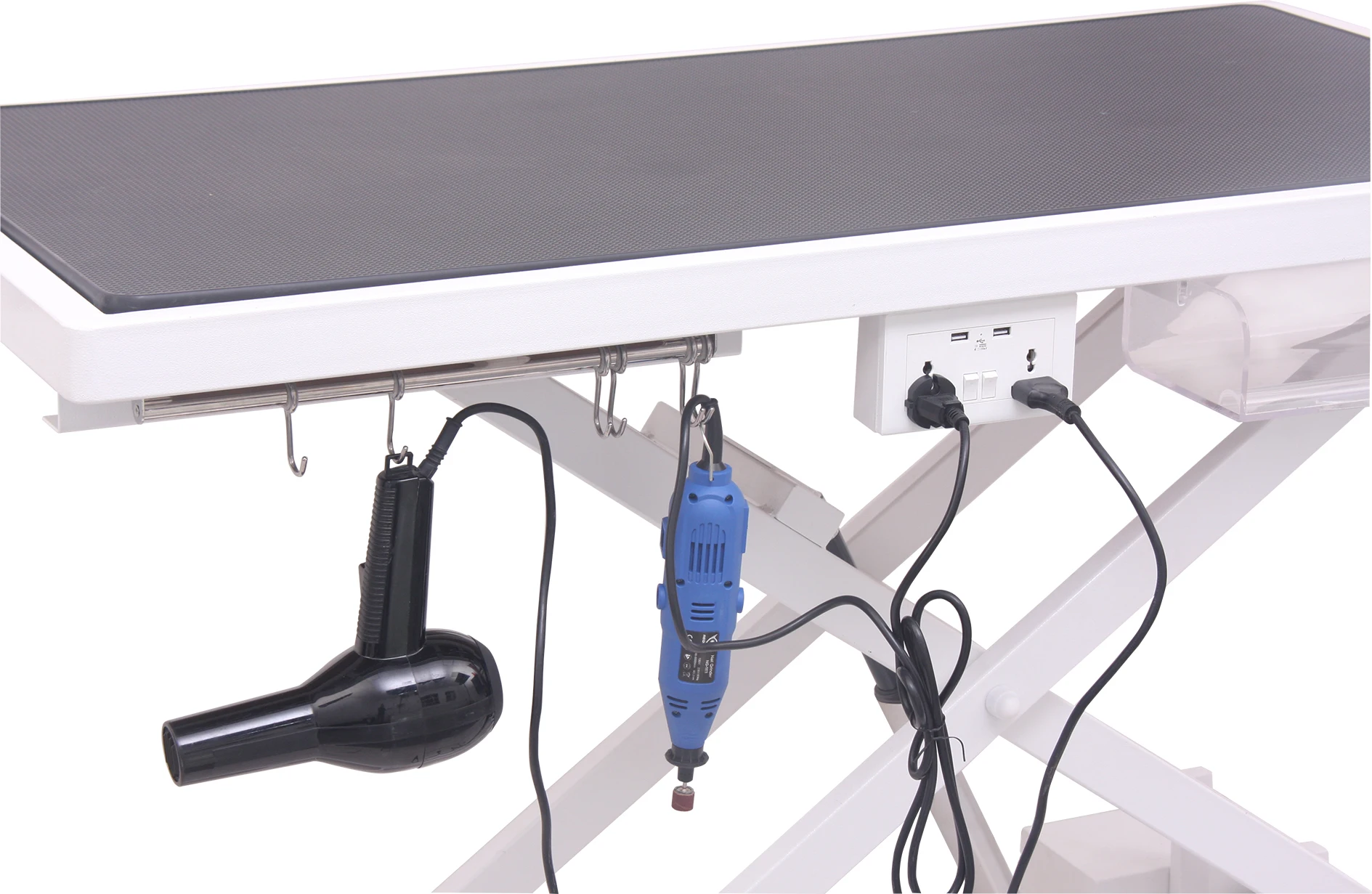 FT-808-Pro Full-function Large Electric Desk - Euro Plug 220V Electric Lifting Pet Table Pet Competition Display Table