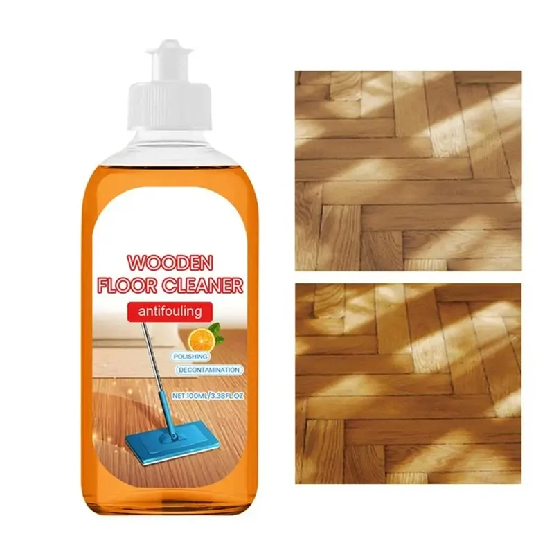 Hardwood Floor Cleaner Solution 100Ml Wood Floor Foam Solution Wood Floor Care Powerful Cleaning Supplies For Shine