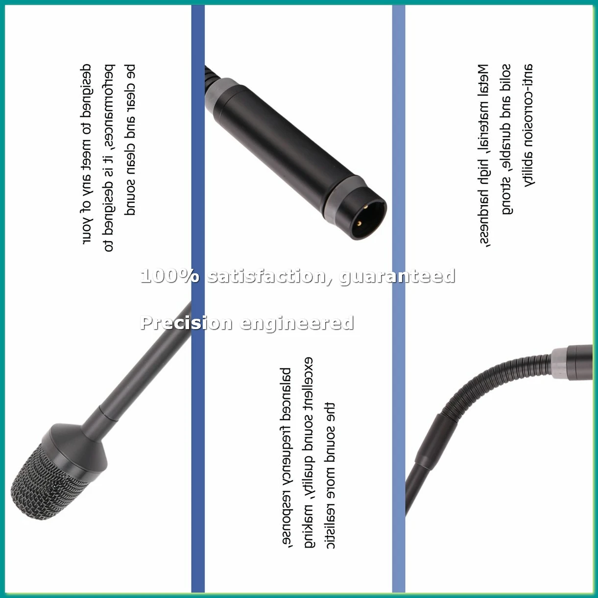 Professional Dynamic DJ Microphone for Mixer Dedicated Disc Shouting Microfone KTV Bar Gooseneck DJ Mic-A82Z