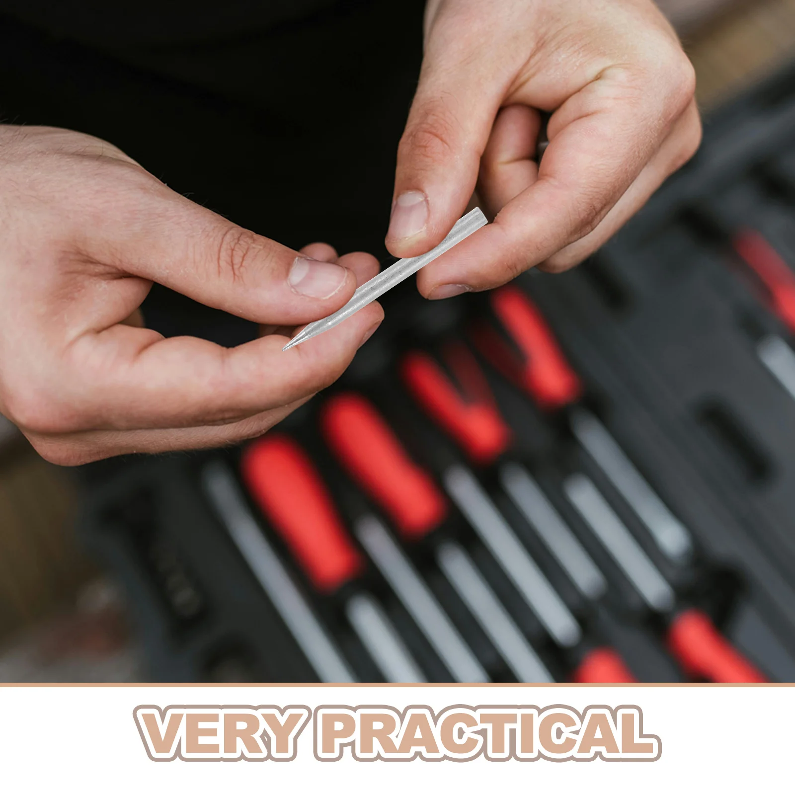 6Pcs Precision Soldering Tips Iron Pointed Replacement Hightemperature Stability DIY Electronic Repairs Universal Compatibility