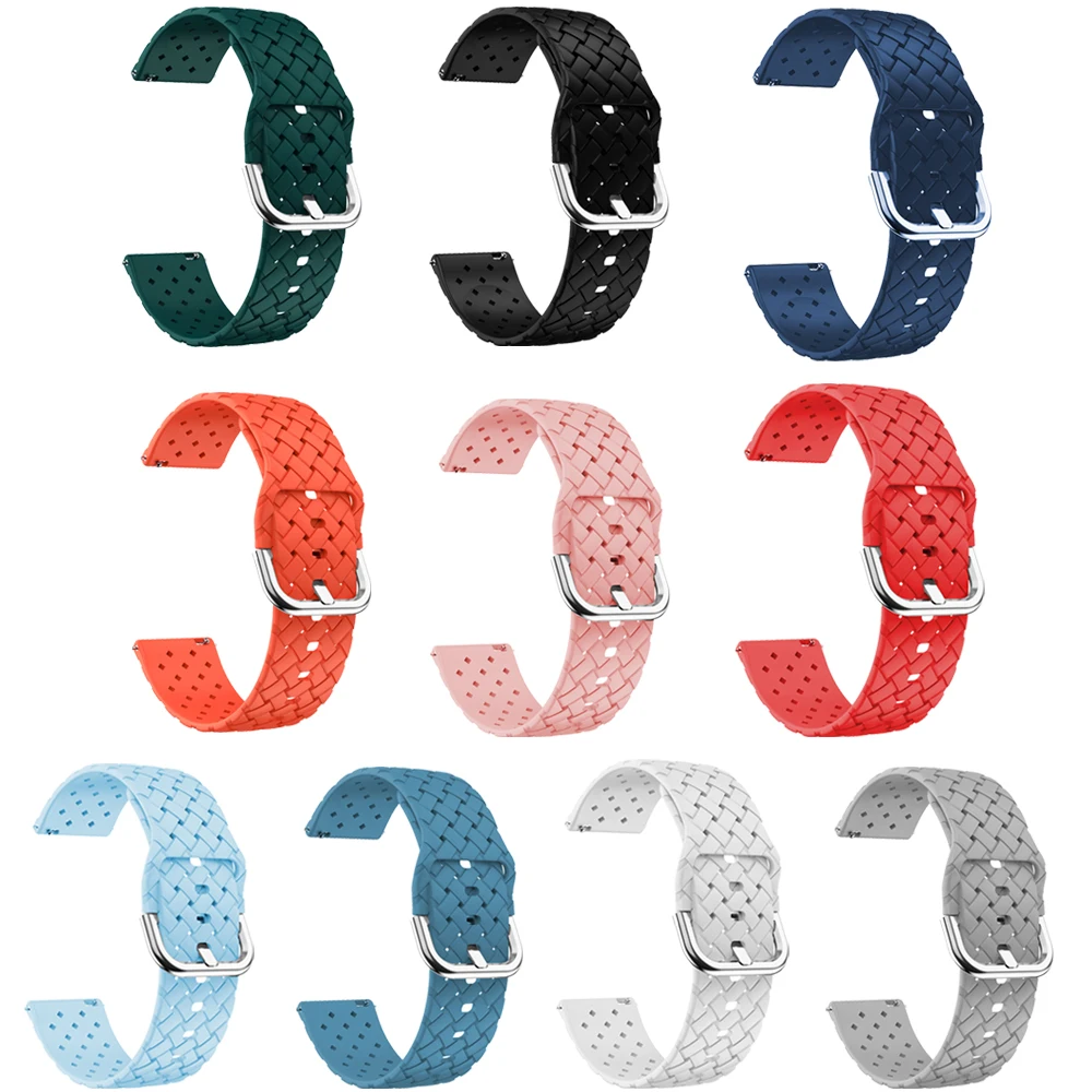 20mm relógio inteligente tecer pulseira de silicone pulseiras para suunto 3 pulseiras de fitness realme relógio/t1 pulseira smartwatch correa