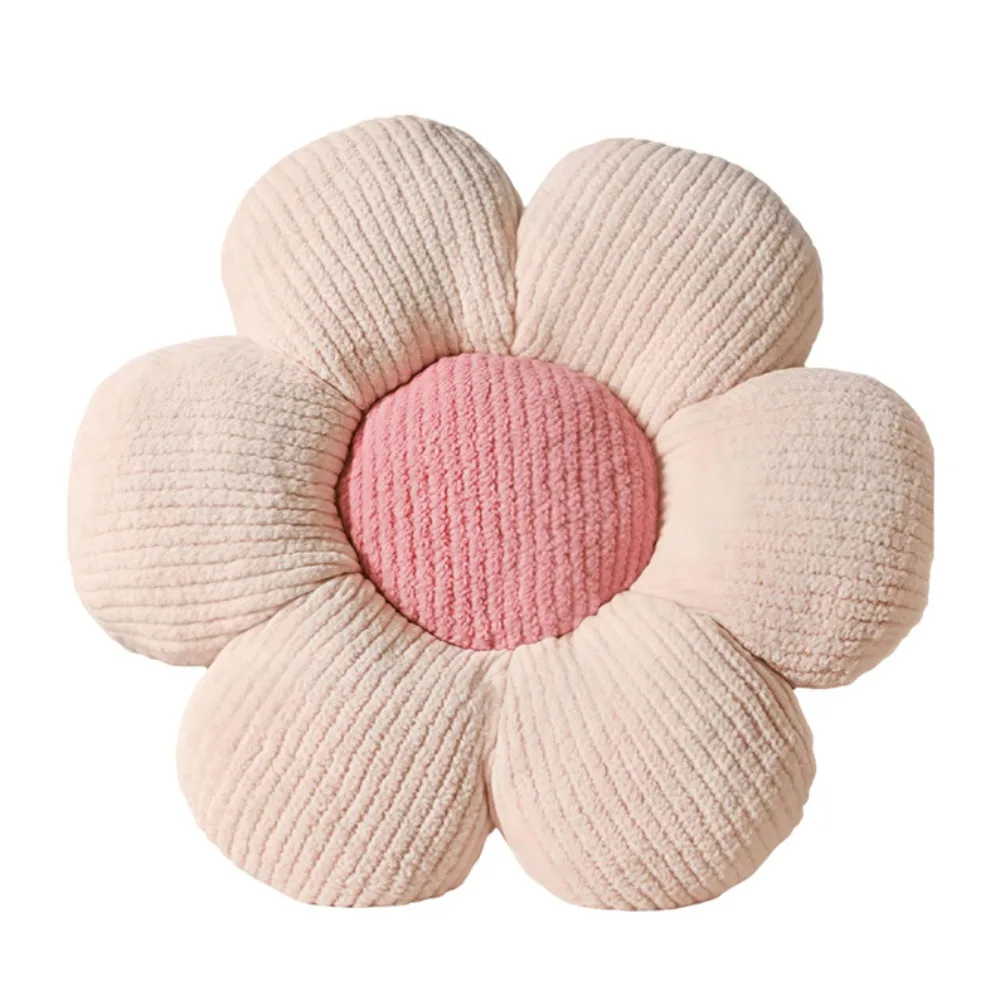 

Comfortable 40CM Flower Shape Cushion Soft Thicken Flower Pillow PP Cotton Stuffed Cartoon Car Seat Pillow Gifts