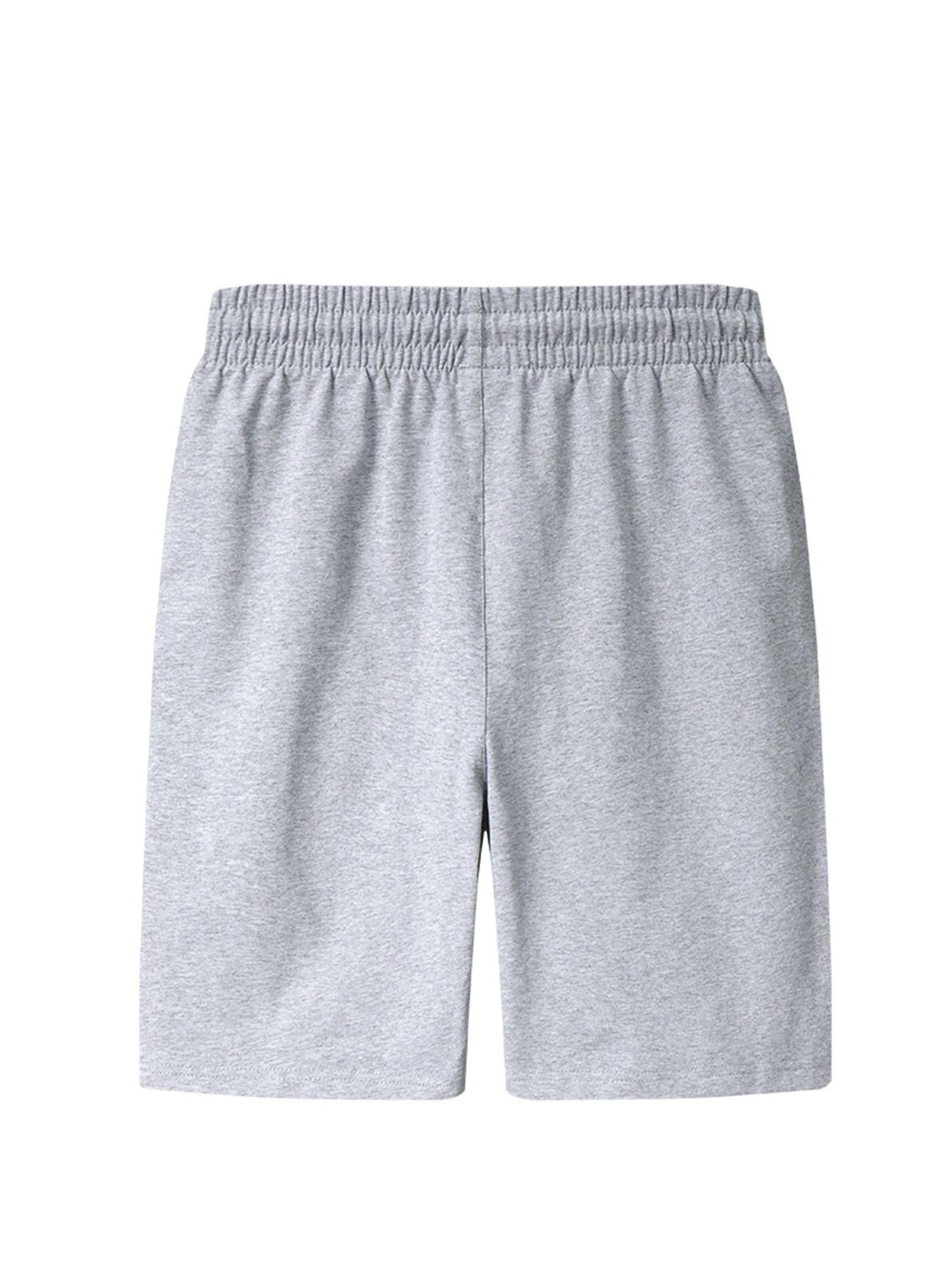 2Pcs Men Solid Color Shorts, Black & Grey High Stretch Sports Shorts for All Outdoor Activities, Fashion Athletic Wear