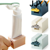 JJYY Home Plastic Toothpaste Tube Squeezer Easy Dispenser Rolling Holder Bathroom Supply Tooth Cleaning Accessories