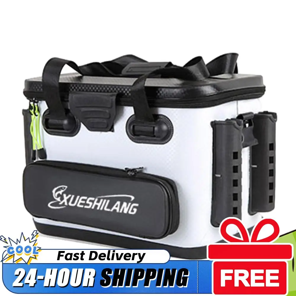 

EVA Fishing Tackle Box Multifunctional Fishing Hook Stop Beads Box Portable Sticker Design with Handheld for Fished Gear